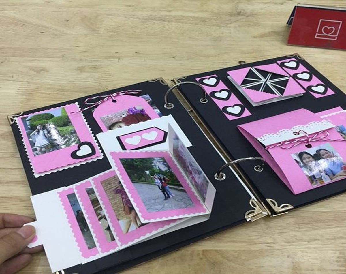 DIY Gift Idea for Him personalized scrapbook