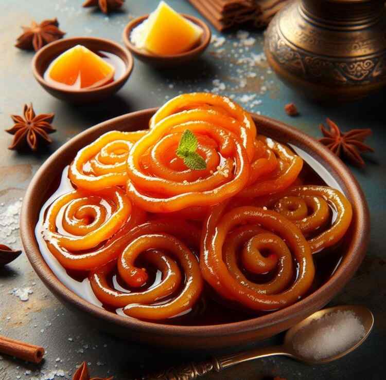 Sweet Jalebis for monsoon season